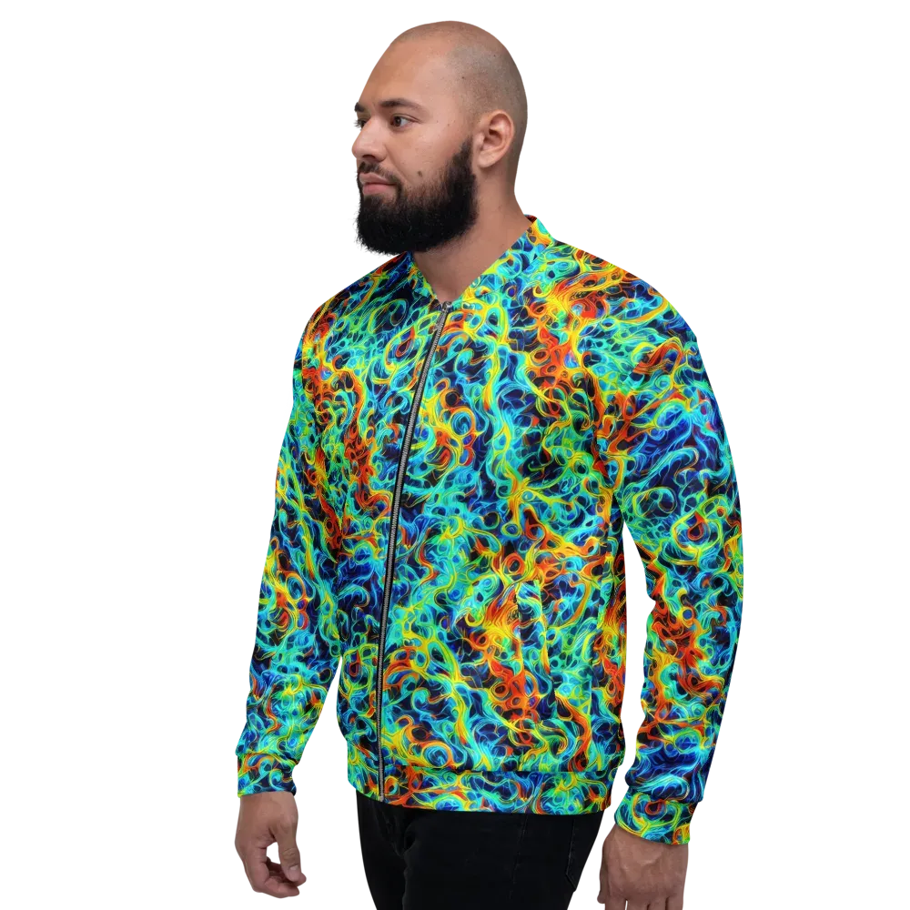 Liquid Frequency on Bomber Jacket — Left