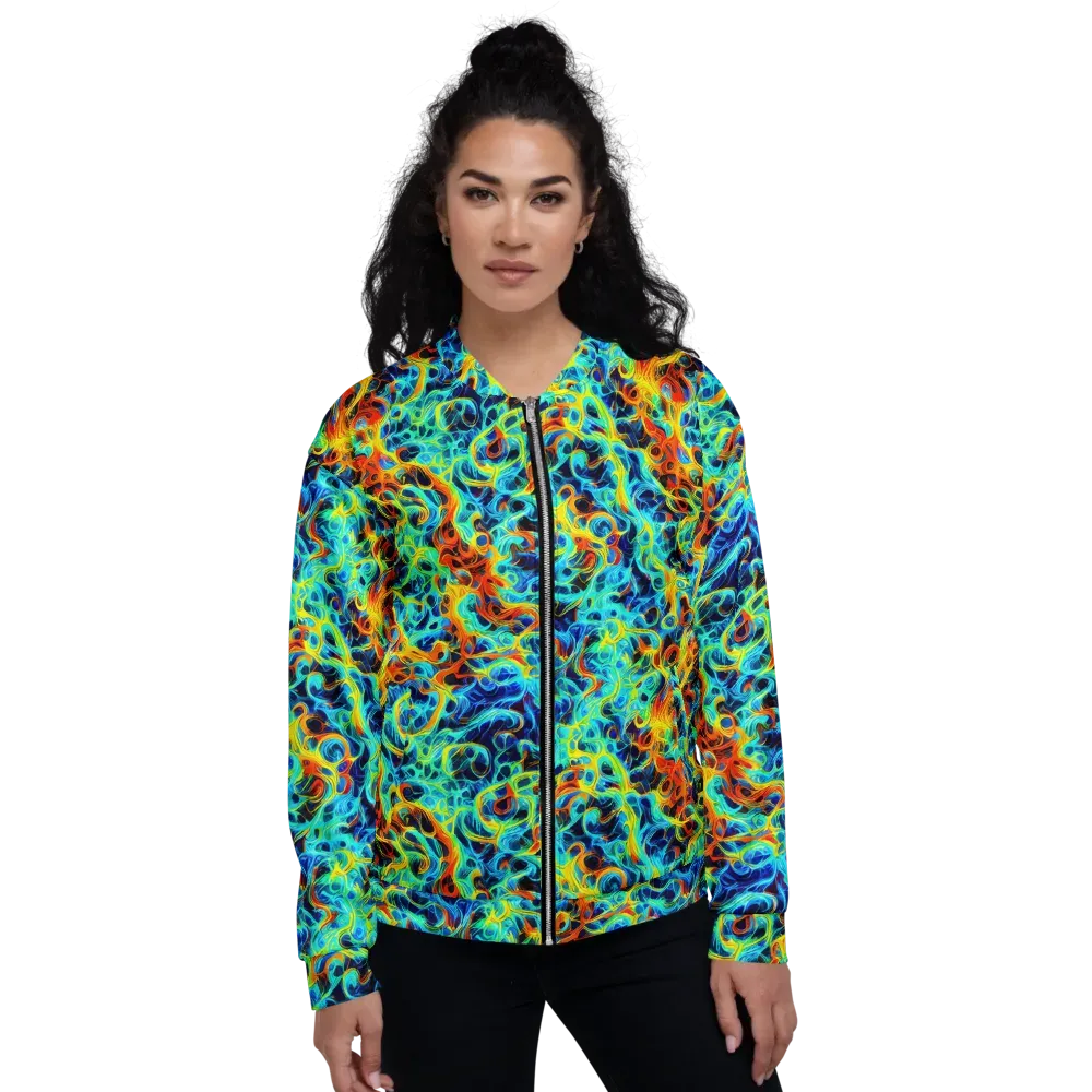 Liquid Frequency on Bomber Jacket — Front