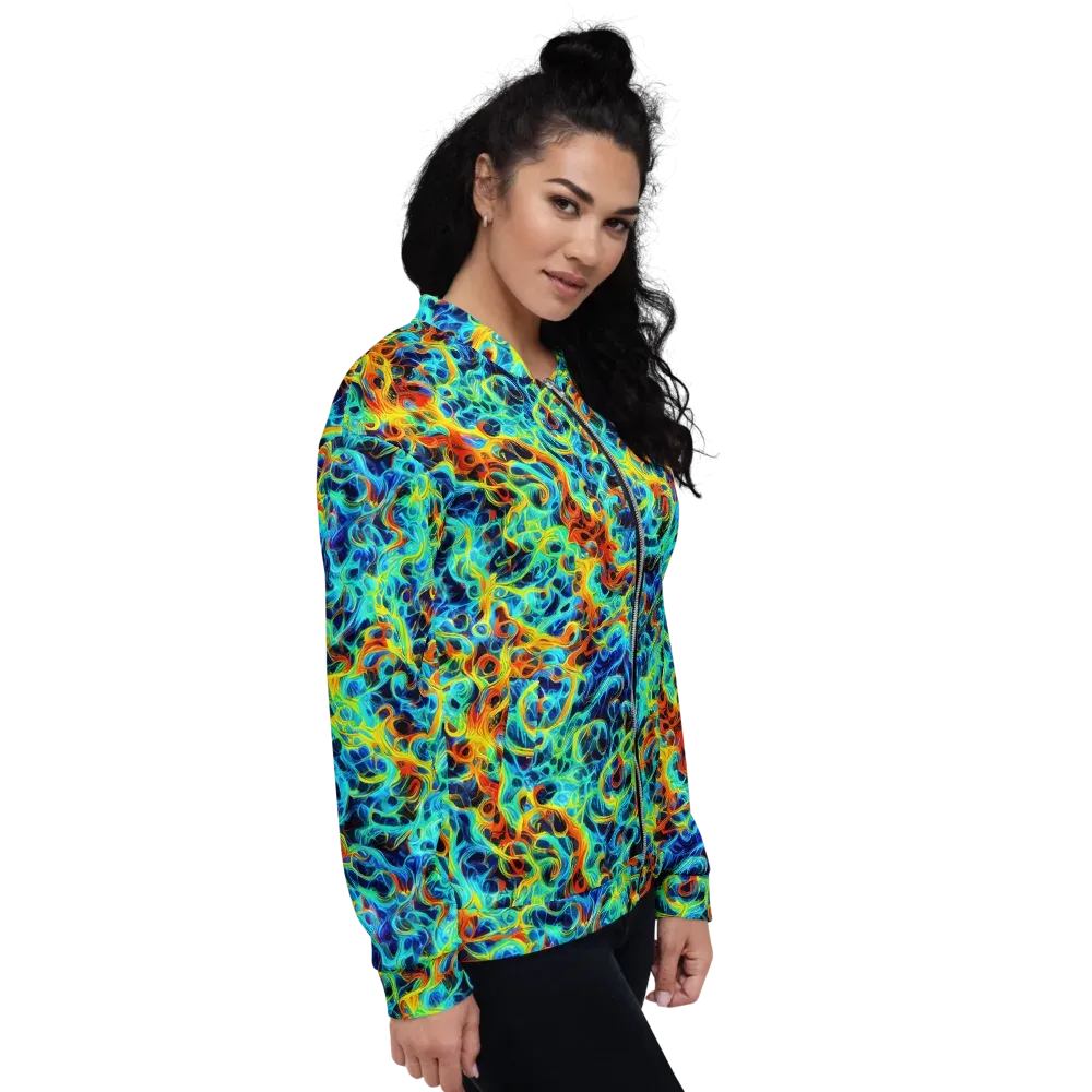 Liquid Frequency on Bomber Jacket — Right