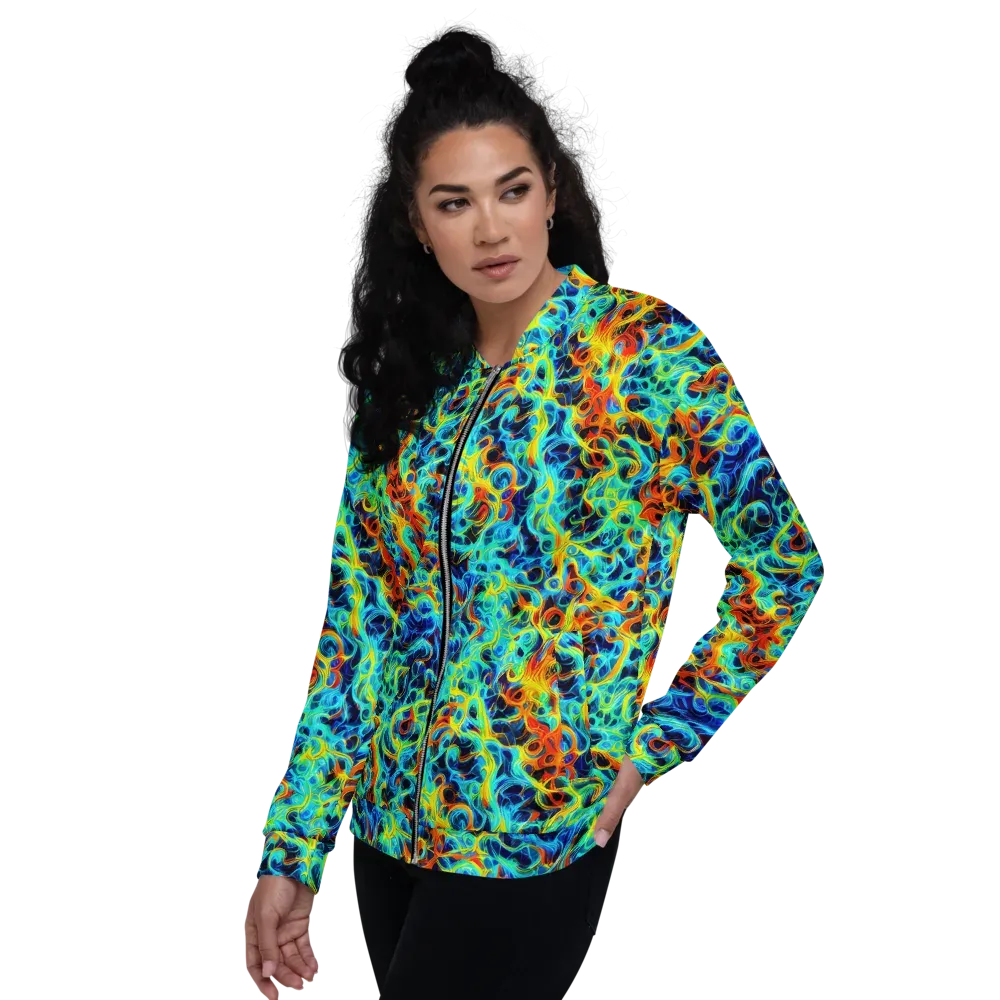 Liquid Frequency on Bomber Jacket — Left