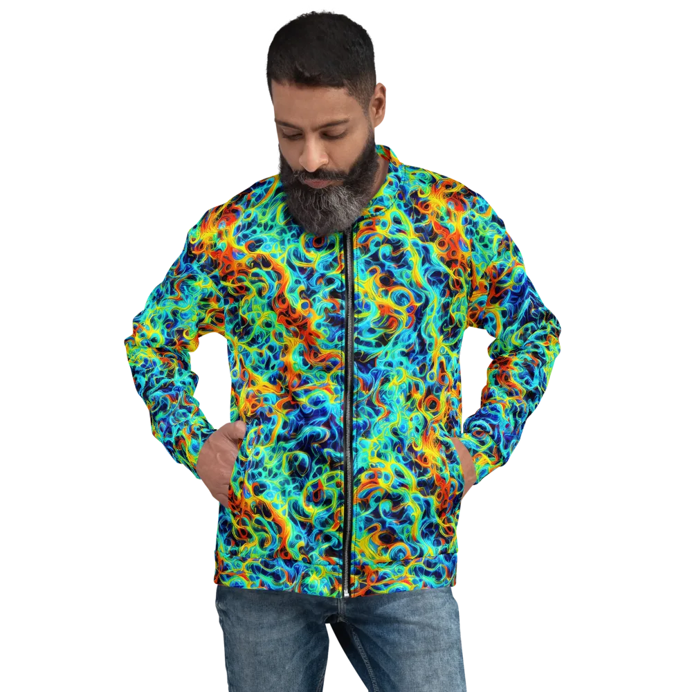 Liquid Frequency on Bomber Jacket — Front
