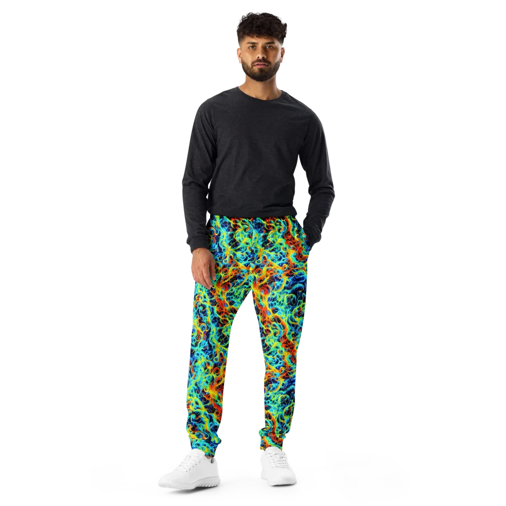 Liquid Frequency on Men's Joggers — Front