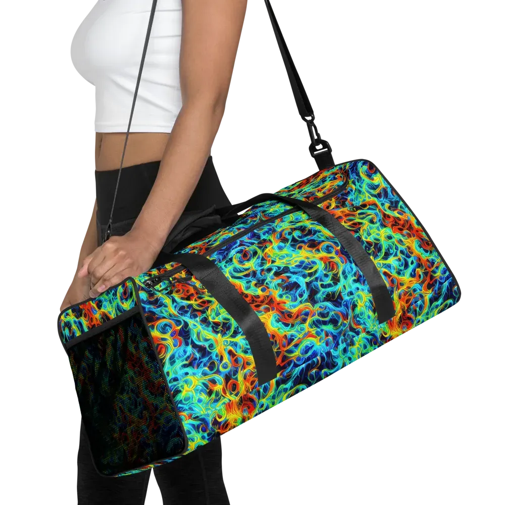 Liquid Frequency on Duffle Bag — Front