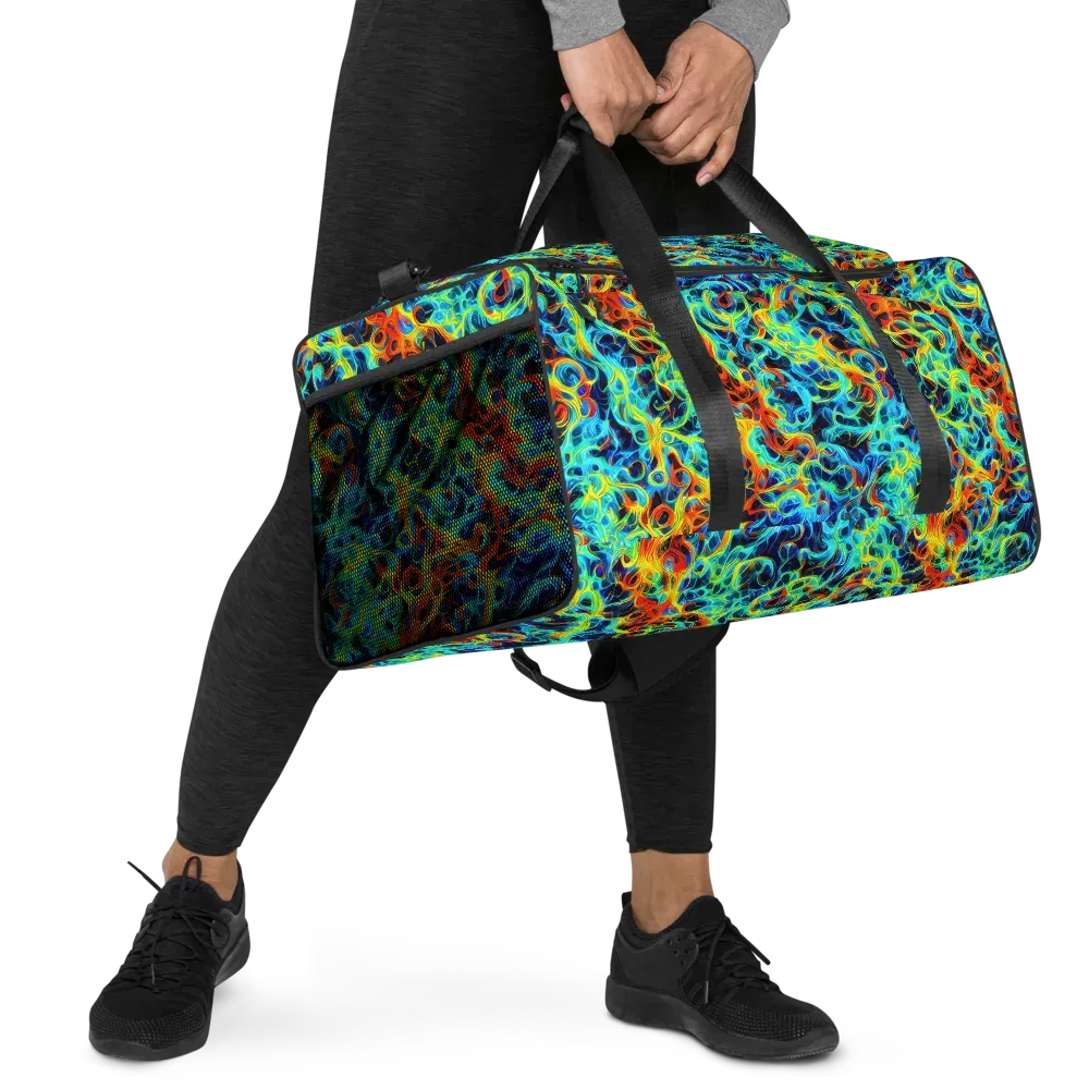 Liquid Frequency on Duffle Bag — Right Front