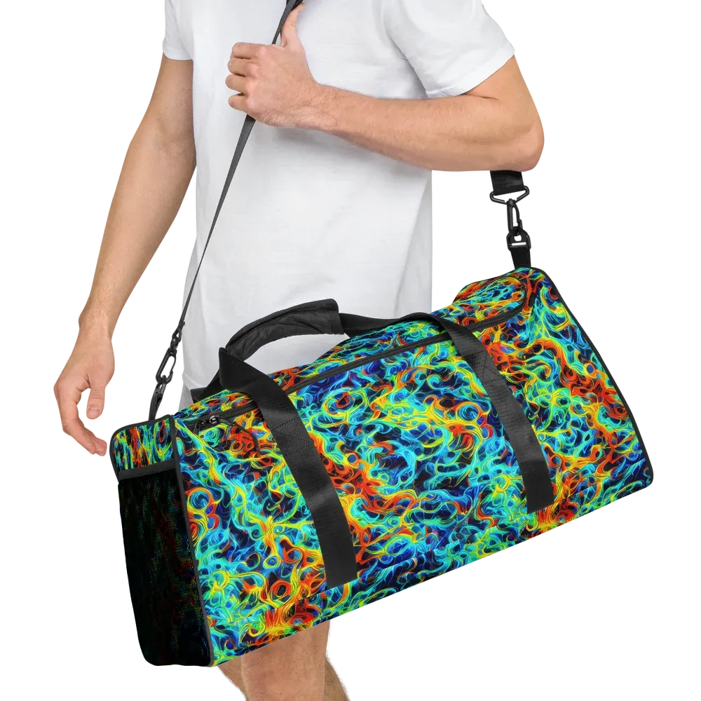Liquid Frequency on Duffle Bag — Right Front