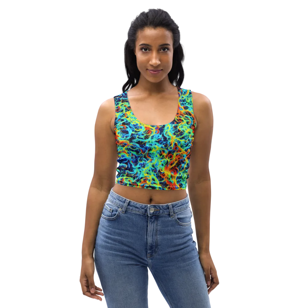 Liquid Frequency on Crop Top — Front