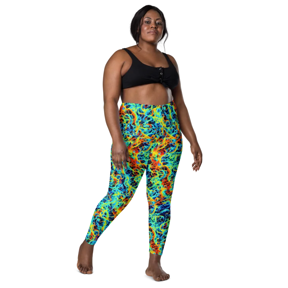 Liquid Frequency on Leggings with Pockets — Front