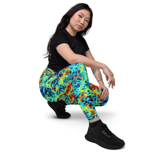 Liquid Frequency on a Leggings with Pockets
