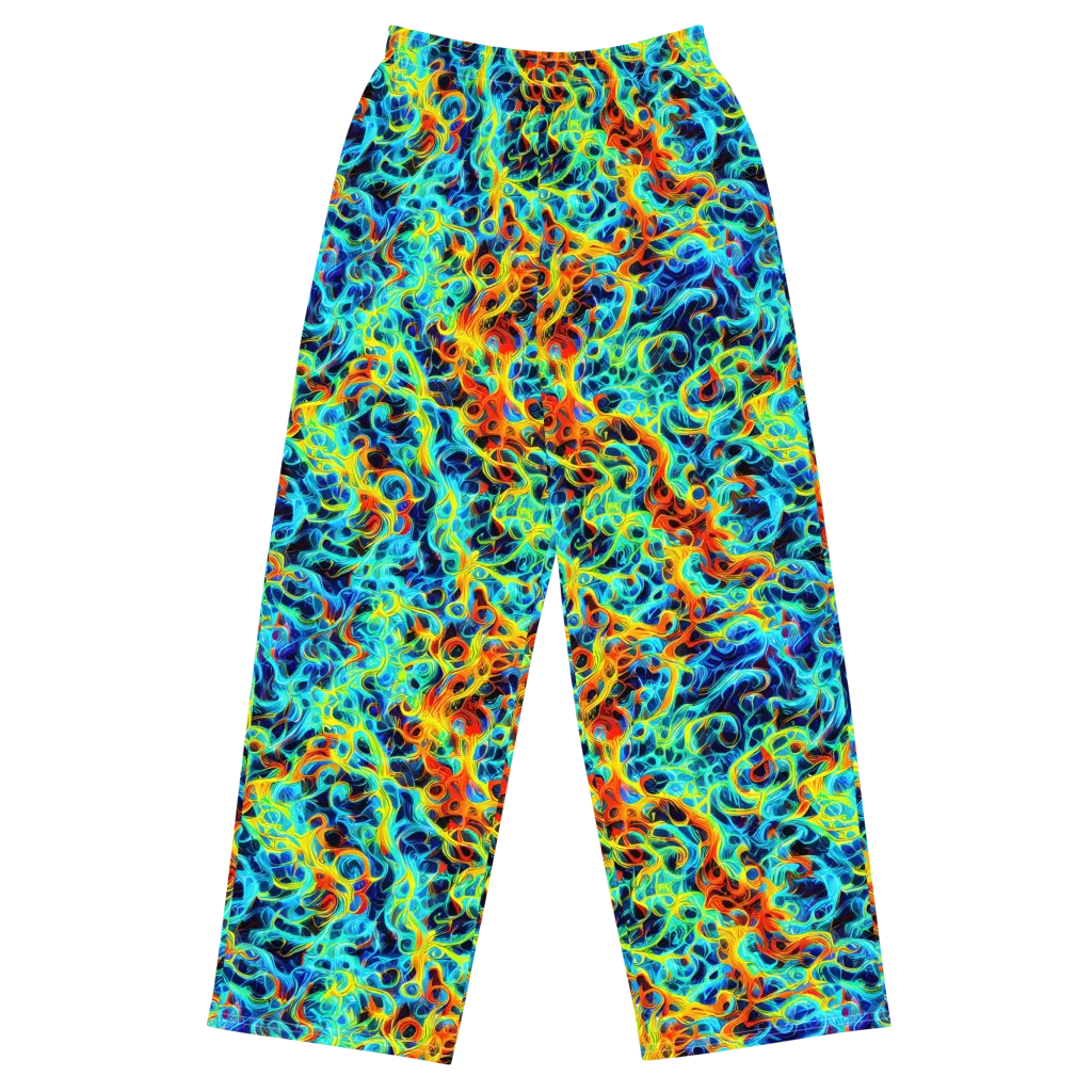 Liquid Frequency on Wide-Leg Pants — Front