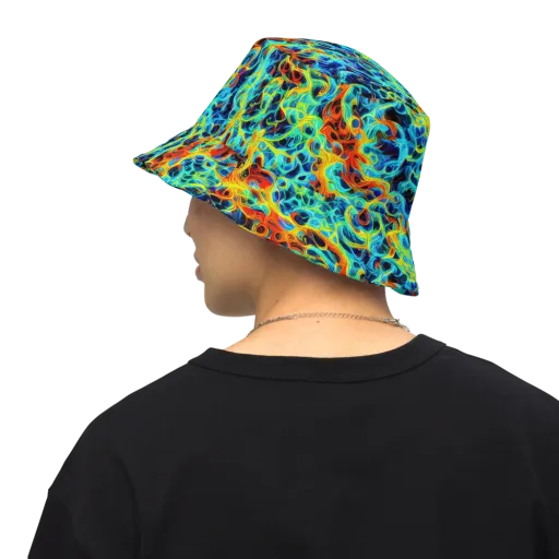Liquid Frequency on a Reversible Bucket Hat