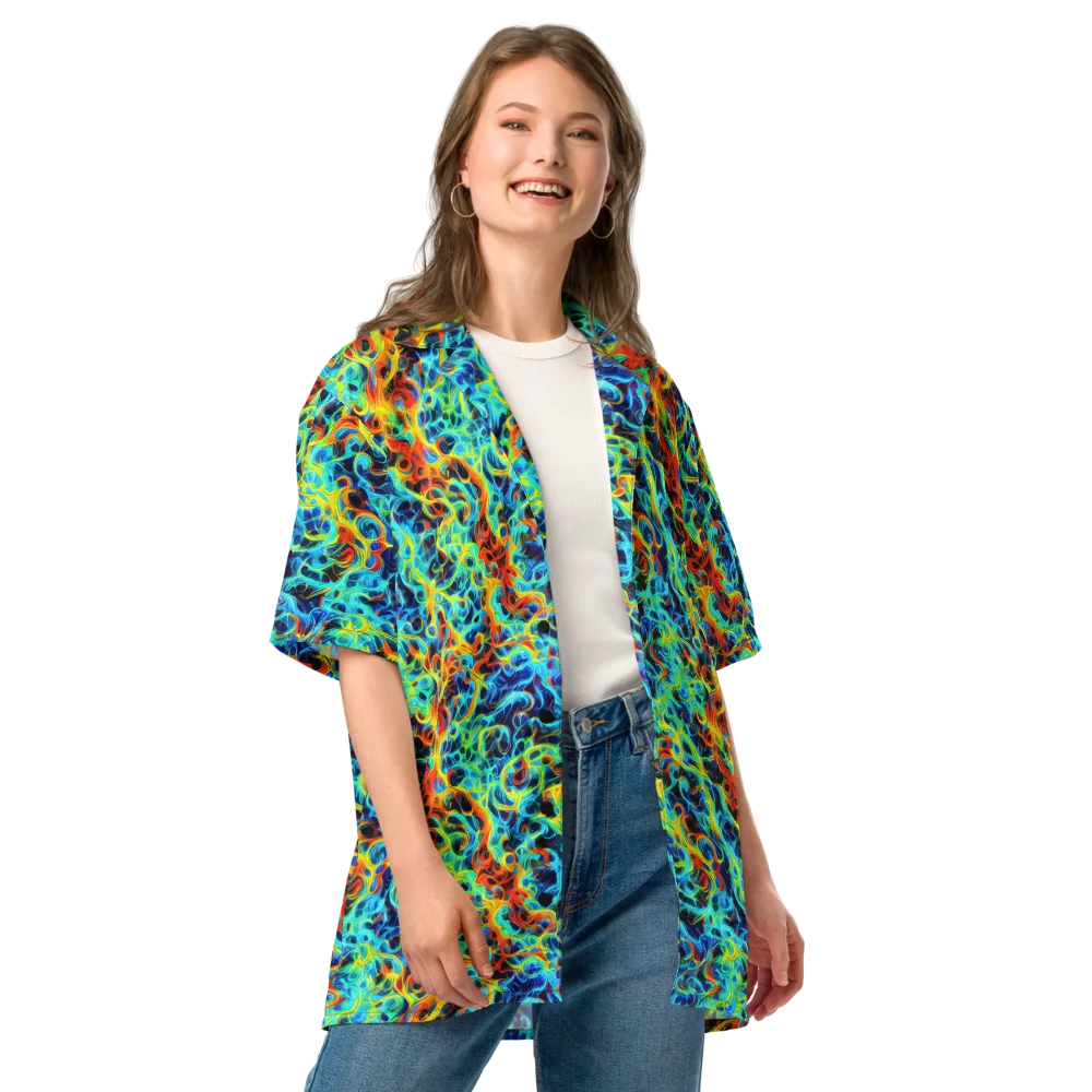 Liquid Frequency on Button Shirt — Front