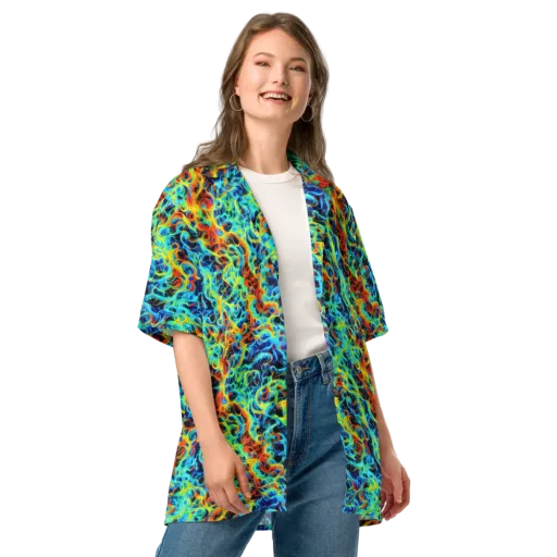 Liquid Frequency on a Button Shirt