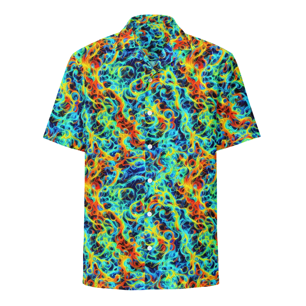 Liquid Frequency on Button Shirt — Front