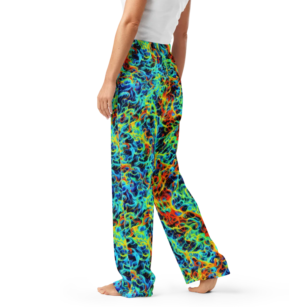 Liquid Frequency on Women's Pajama Pants — Left
