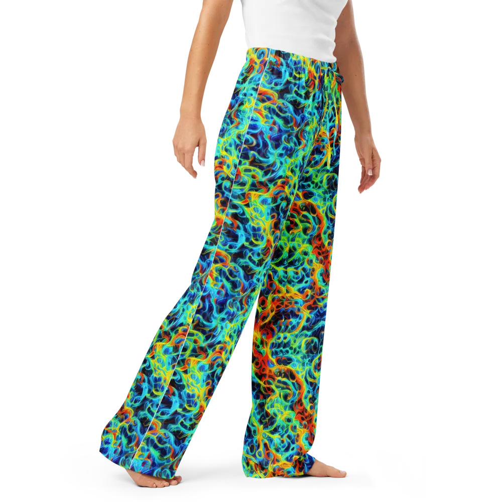 Liquid Frequency on Women's Pajama Pants — Right Front