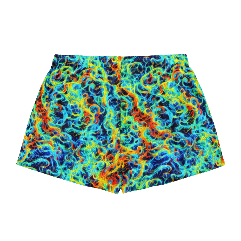 Liquid Frequency on Women's Pajama Shorts — Back