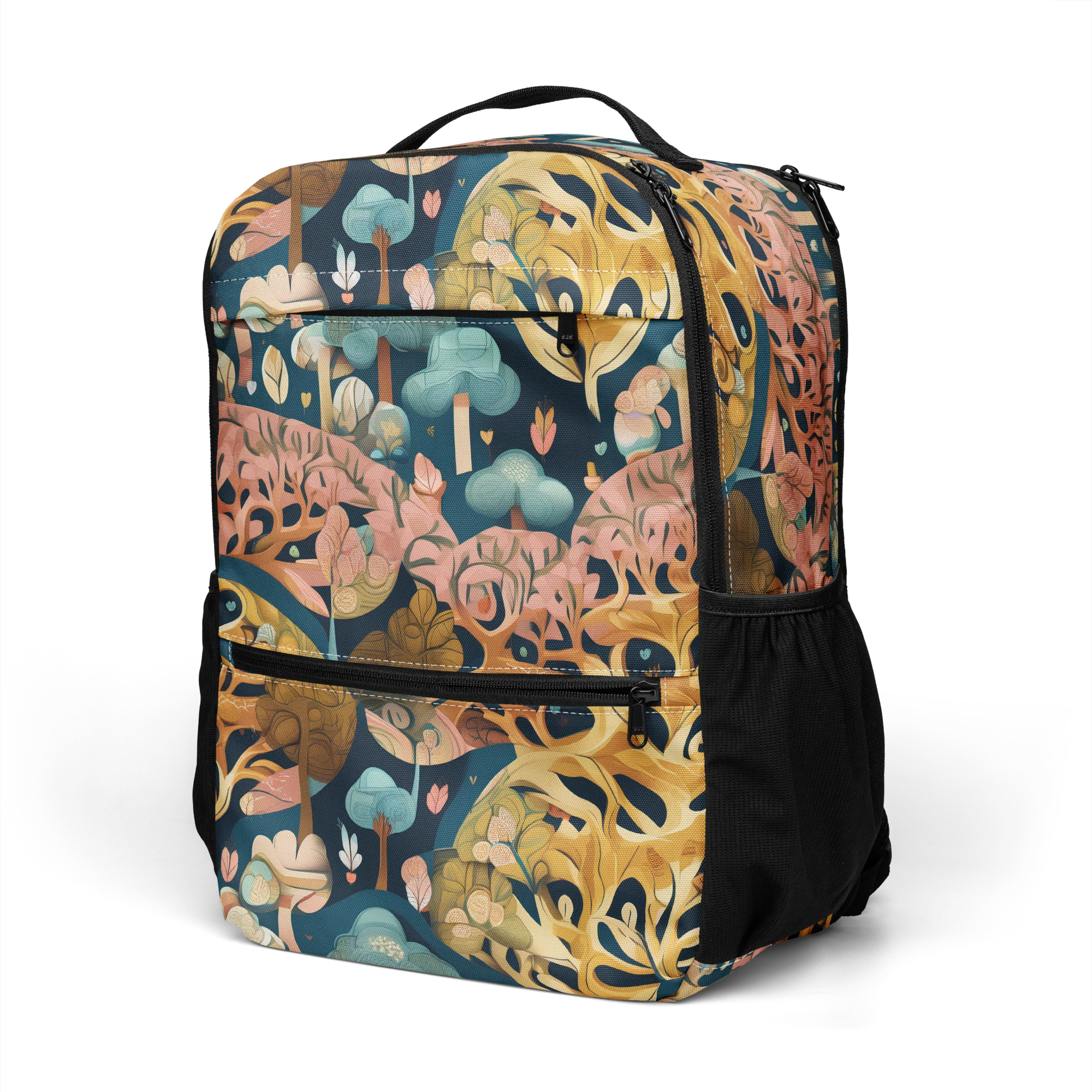Midnight Mycelium on Utility Backpack — Left Front