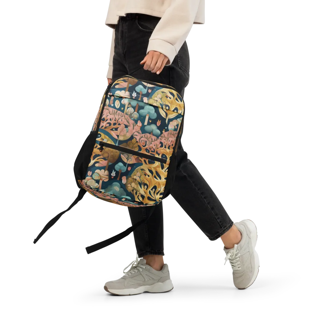 Midnight Mycelium on Utility Backpack — Front