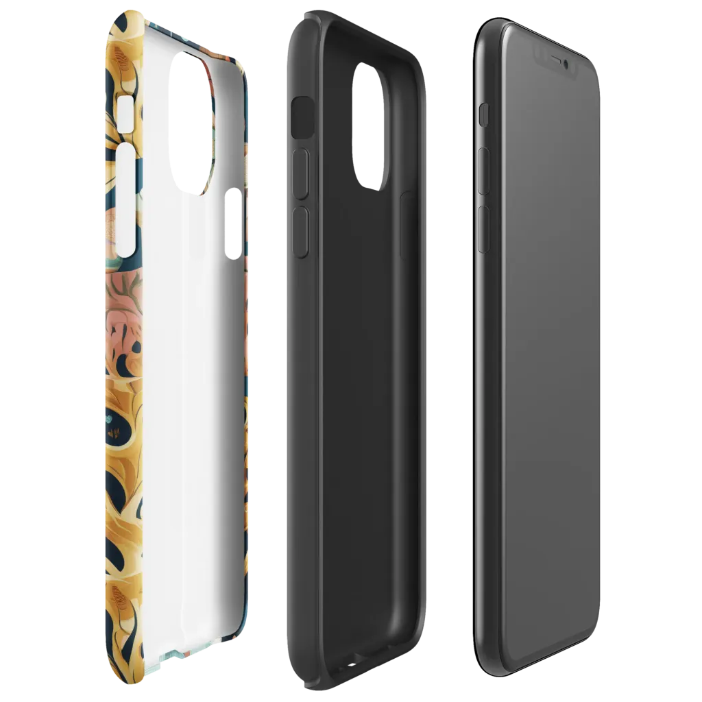 Midnight Mycelium on Tough Case for iPhone® — Right