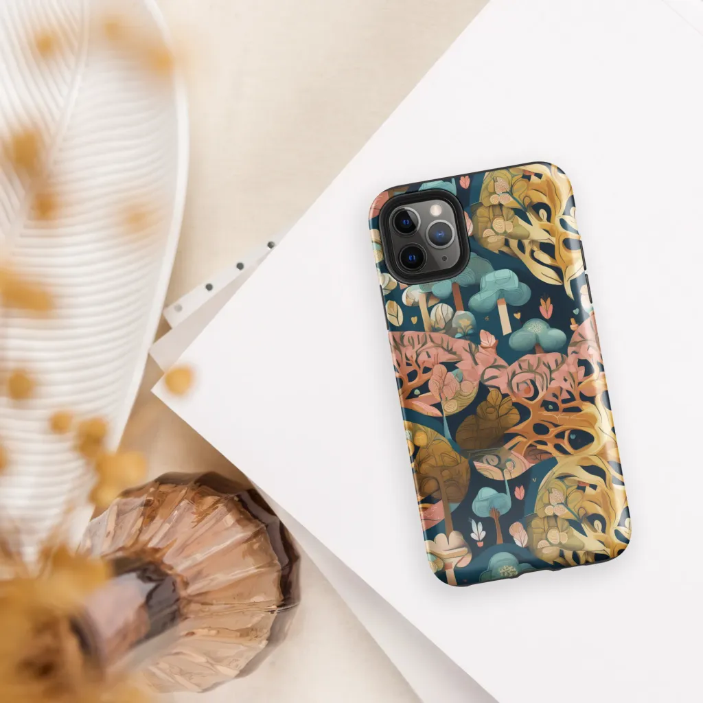Midnight Mycelium on Tough Case for iPhone® — Front