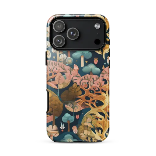 Midnight Mycelium on a Tough Case for iPhone®