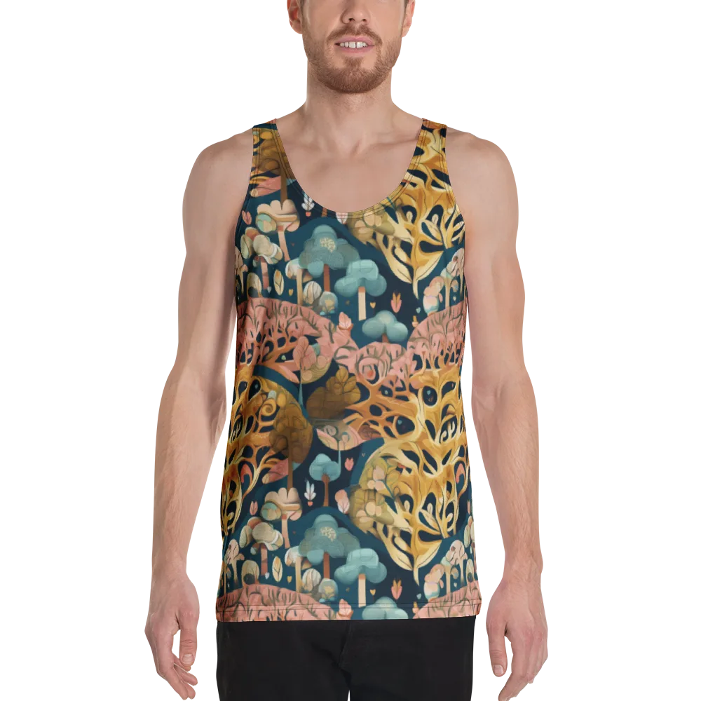 Midnight Mycelium on Men's Tank Top — Front