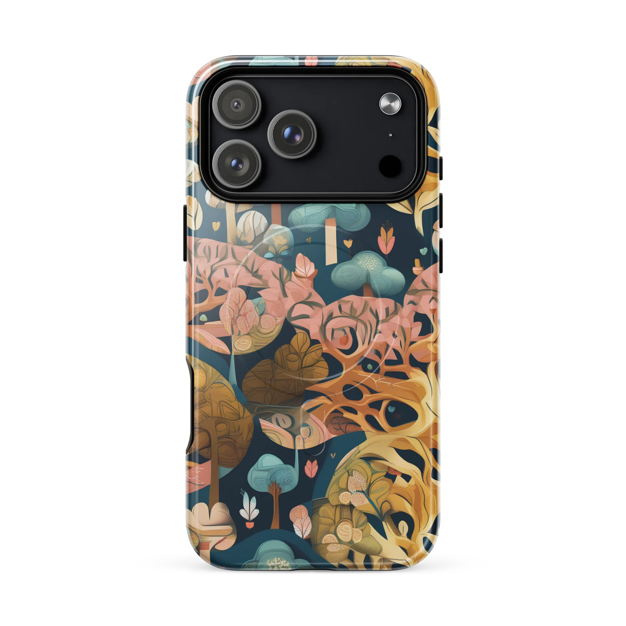 Midnight Mycelium on MagSafe Tough Case for iPhone® — Front