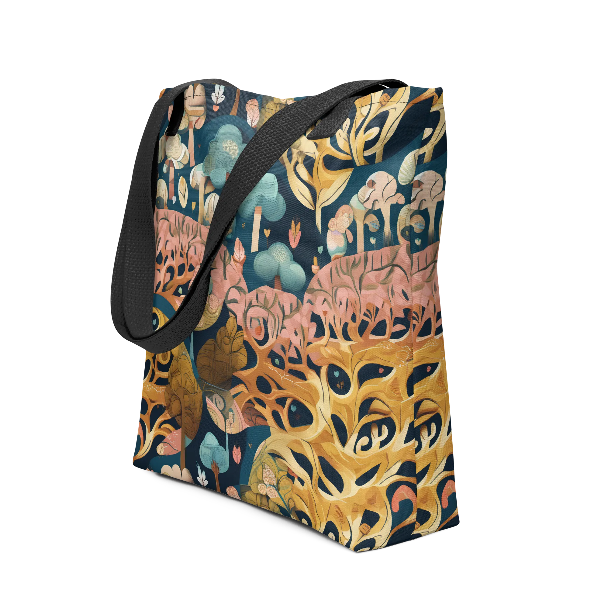 Midnight Mycelium on Tote Bag — Front
