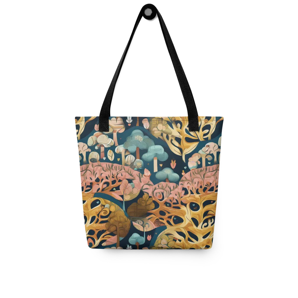 Midnight Mycelium on Tote Bag — Front