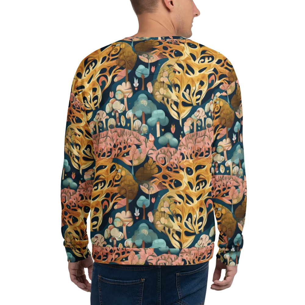 Midnight Mycelium on Sweatshirt — Back