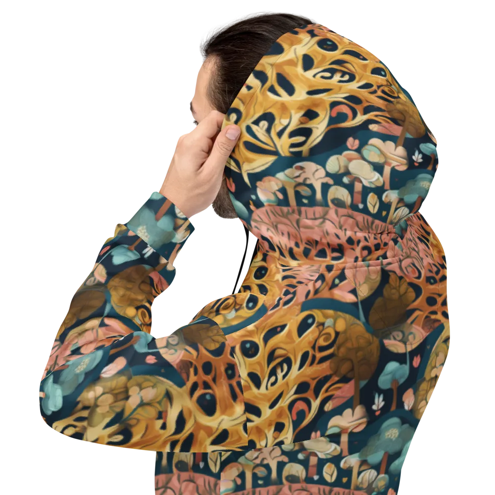 Midnight Mycelium on Hoodie — Back