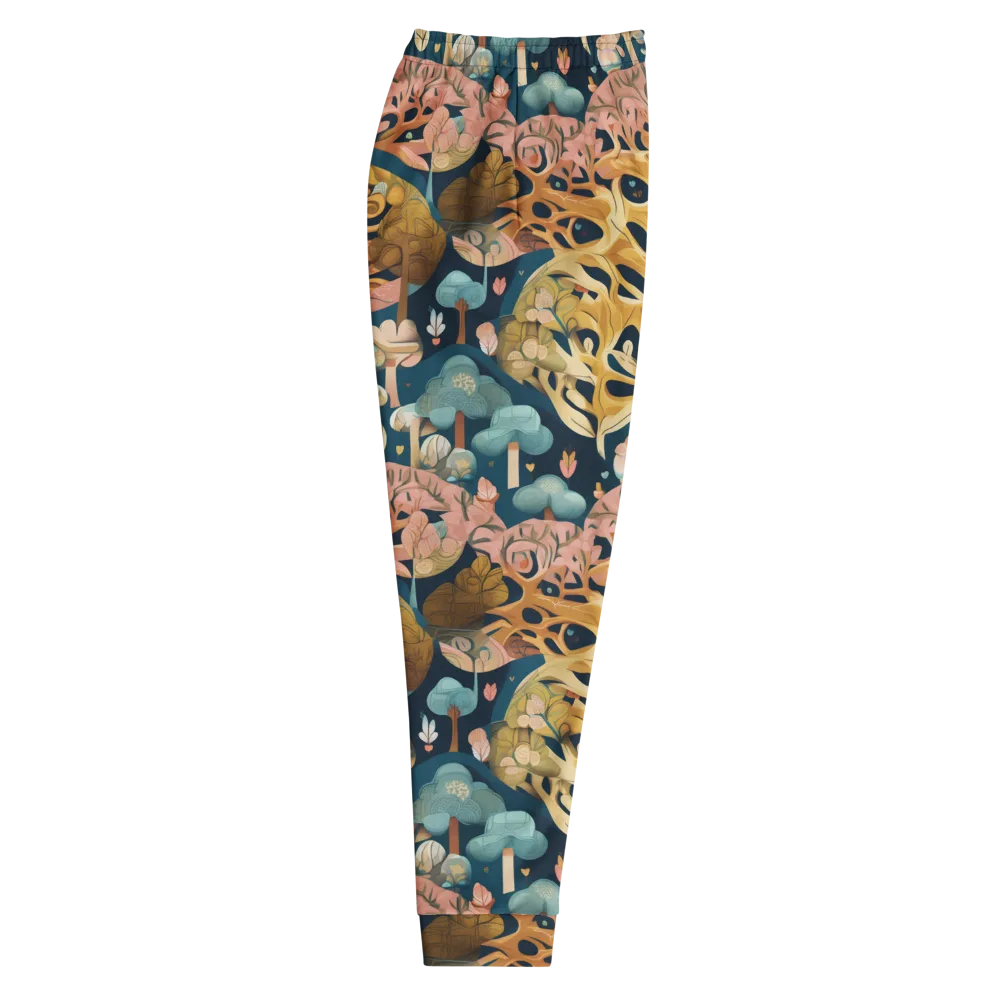 Midnight Mycelium on Men's Joggers — Right