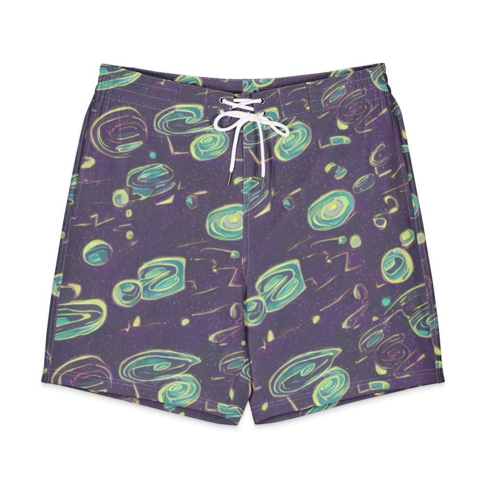 Lunar Lichen on Men's Board Shorts — Front