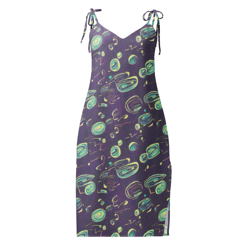 Lunar Lichen on Slip Dress — Front