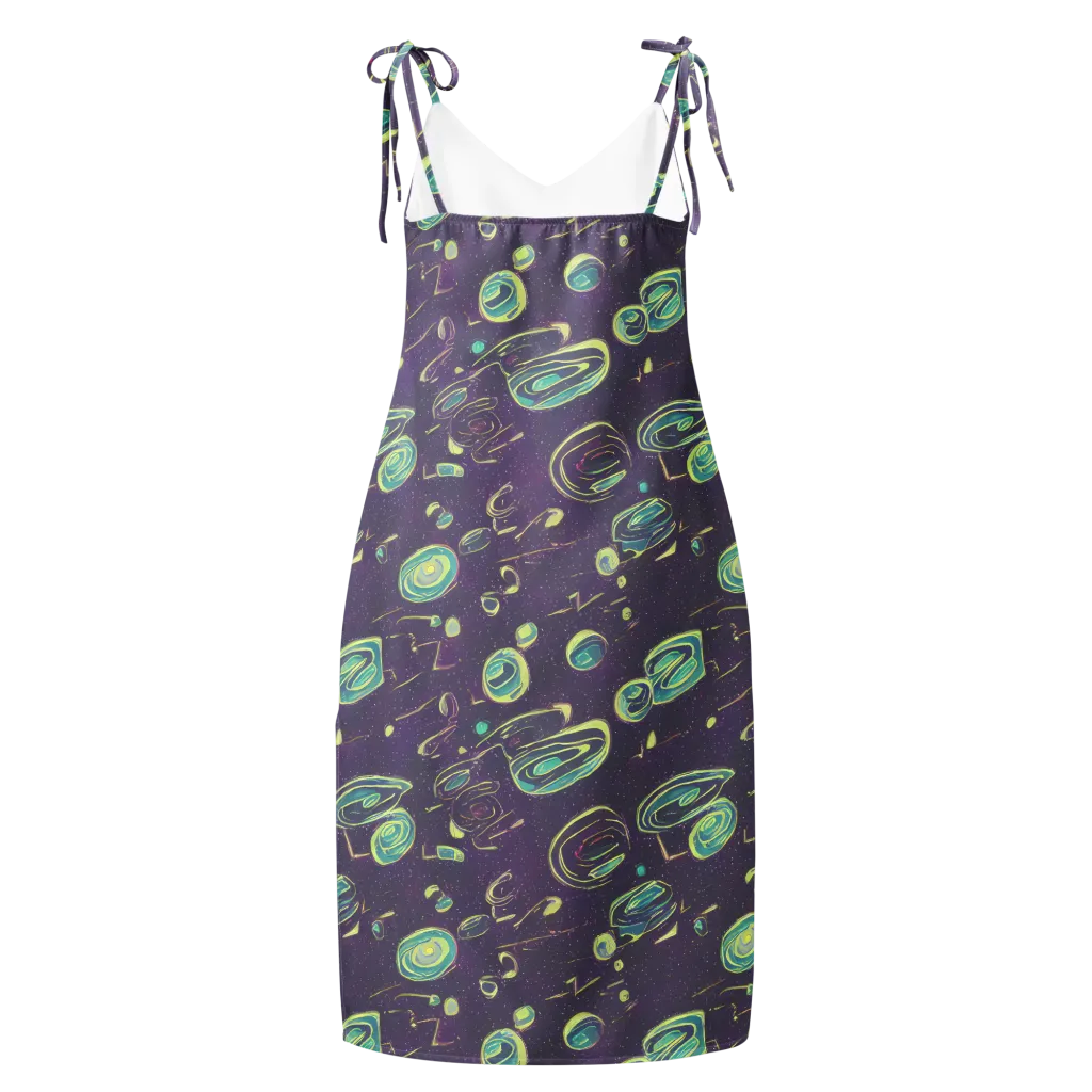 Lunar Lichen on Slip Dress — Back