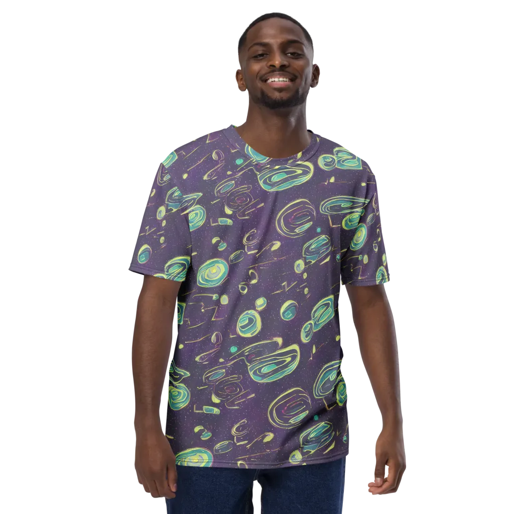 Lunar Lichen on Men's Crew Neck T-Shirt — Front