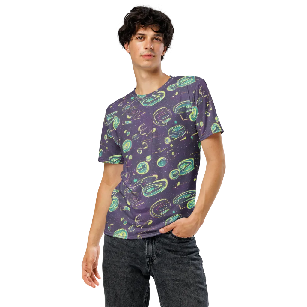 Lunar Lichen on Men's Crew Neck T-Shirt — Front