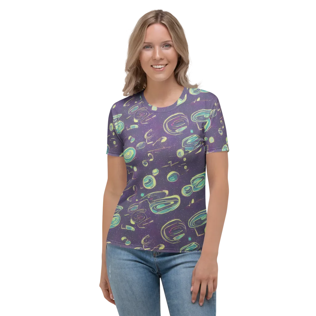 Lunar Lichen on Women's Crew Neck T-Shirt — Front