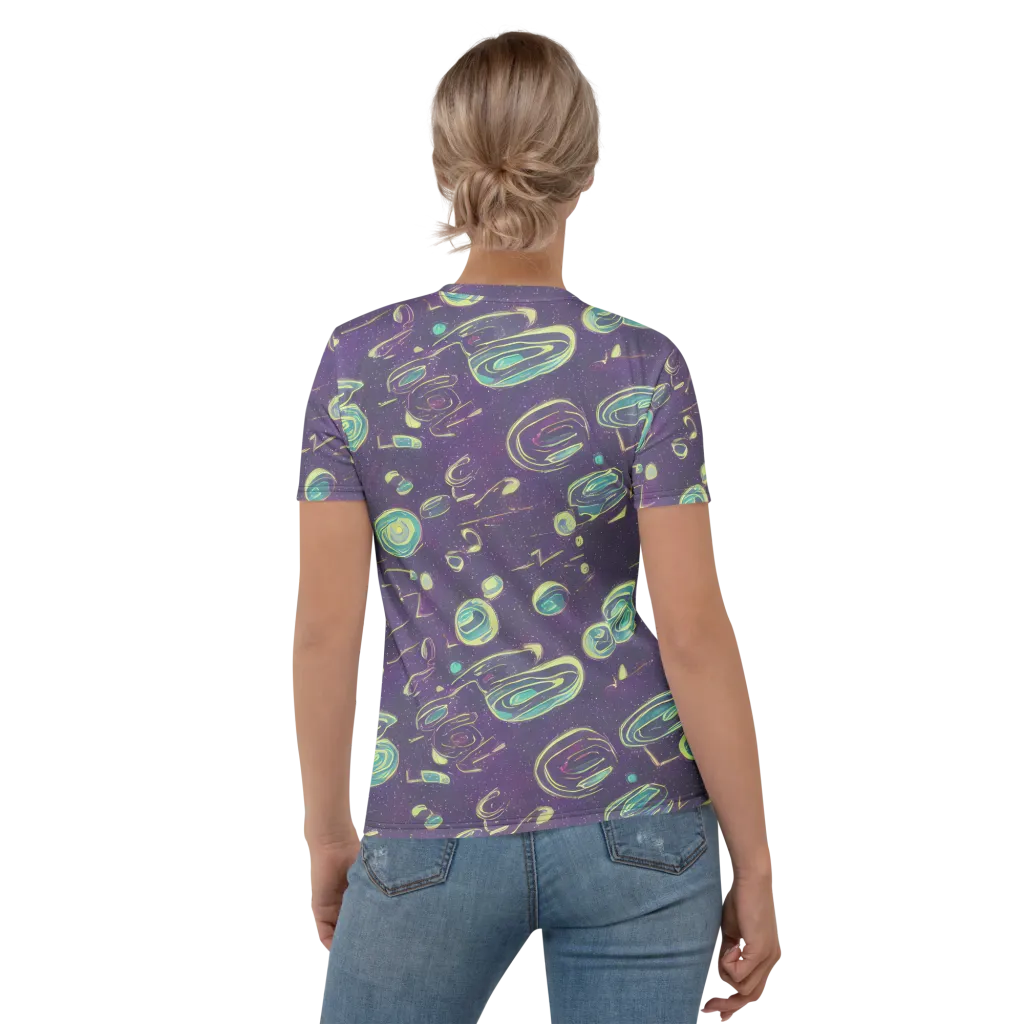 Lunar Lichen on Women's Crew Neck T-Shirt — Back
