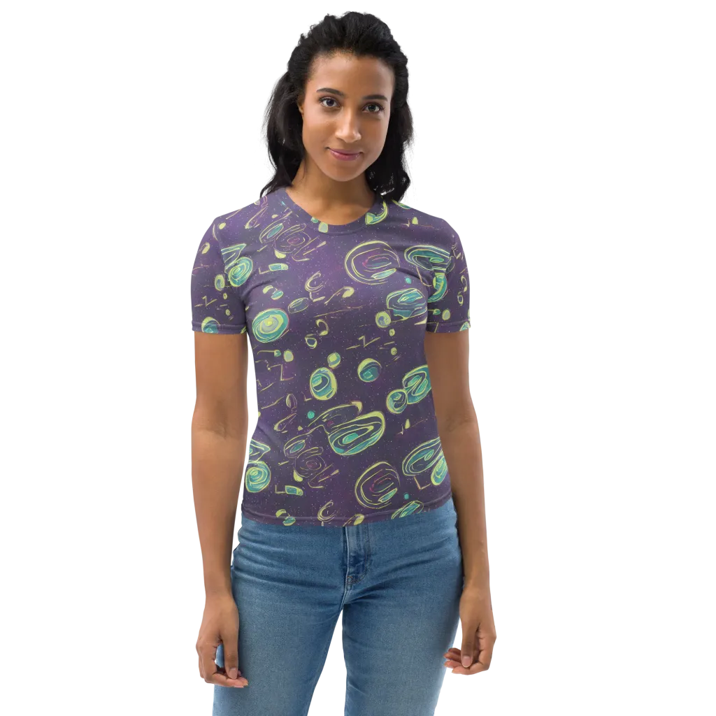 Lunar Lichen on Women's Crew Neck T-Shirt — Front