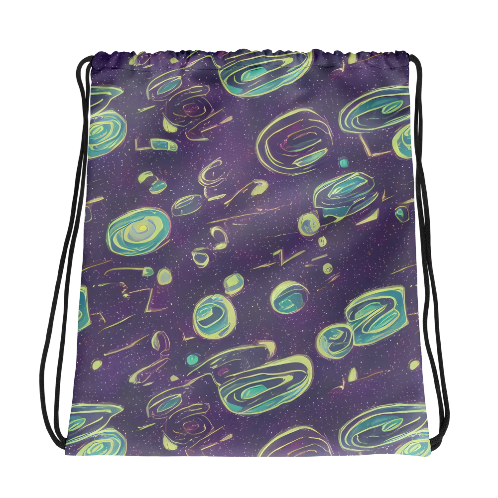 Lunar Lichen on Drawstring Bag — Photo