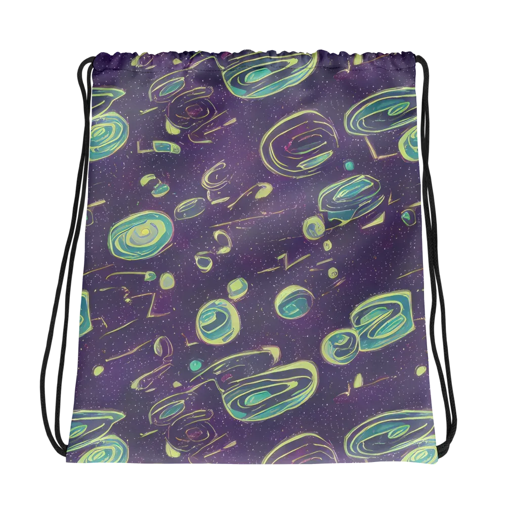 Lunar Lichen on Drawstring Bag — Photo