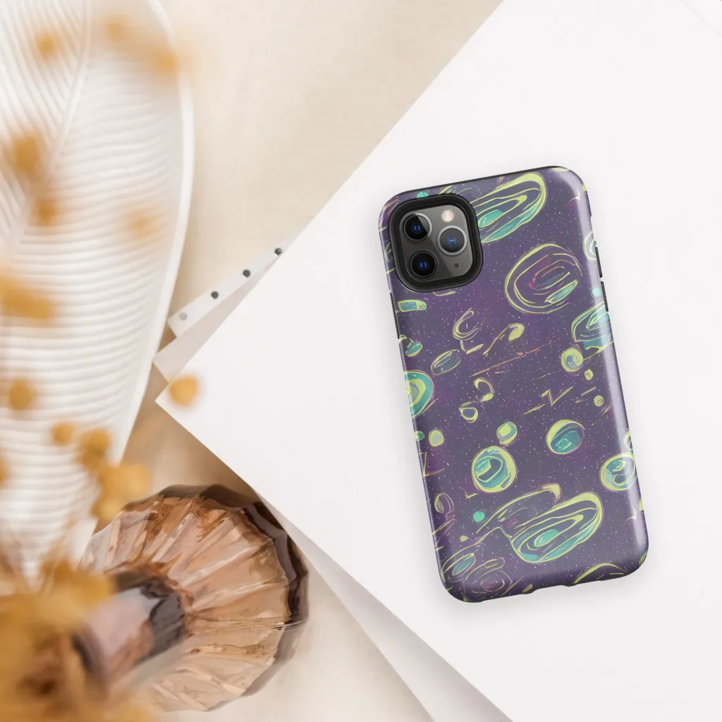 Lunar Lichen on Tough Case for iPhone® — Front