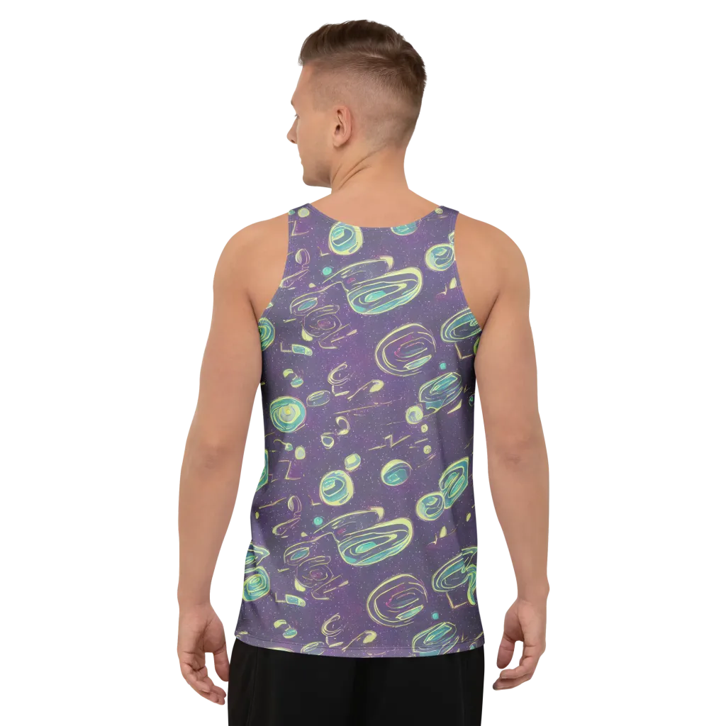 Lunar Lichen on Men's Tank Top — Back