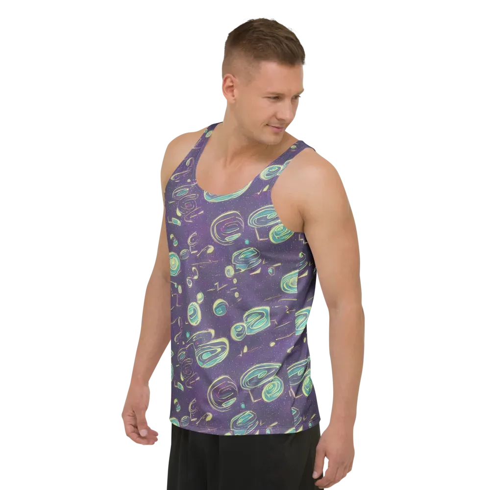 Lunar Lichen on Men's Tank Top — Left Front
