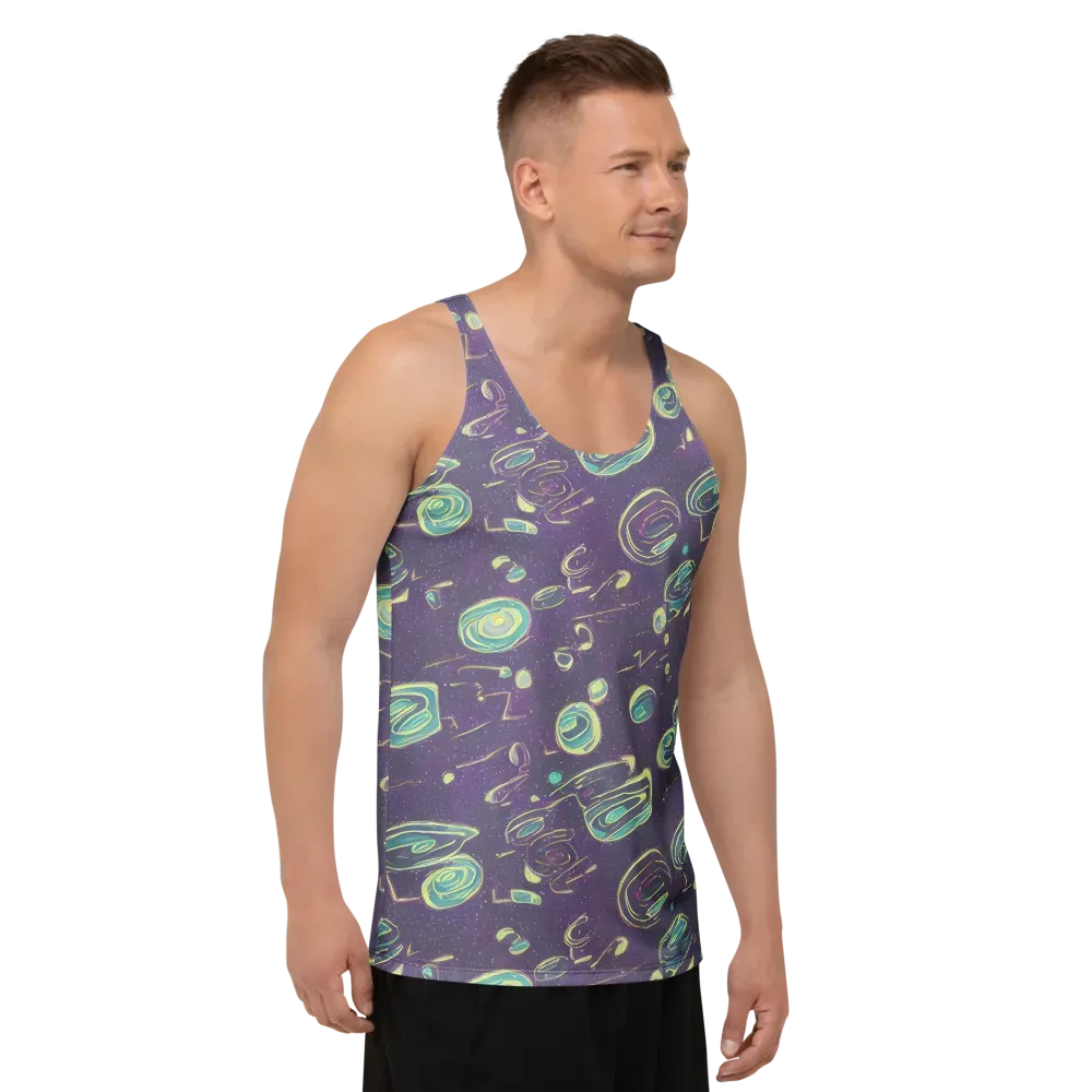 Lunar Lichen on Men's Tank Top — Right Front