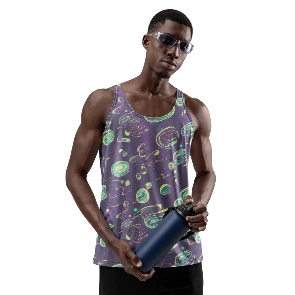 Lunar Lichen on Men's Tank Top — Front