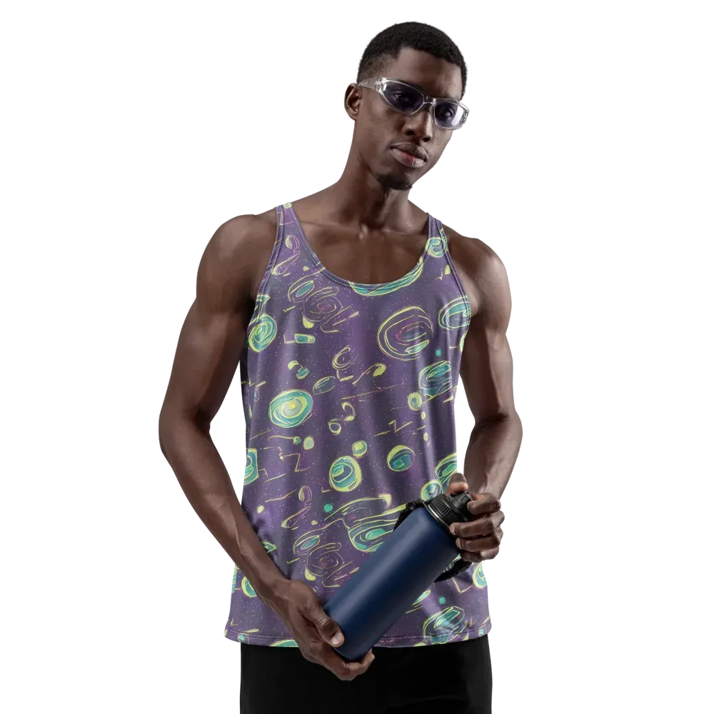 Lunar Lichen on Men's Tank Top — Front
