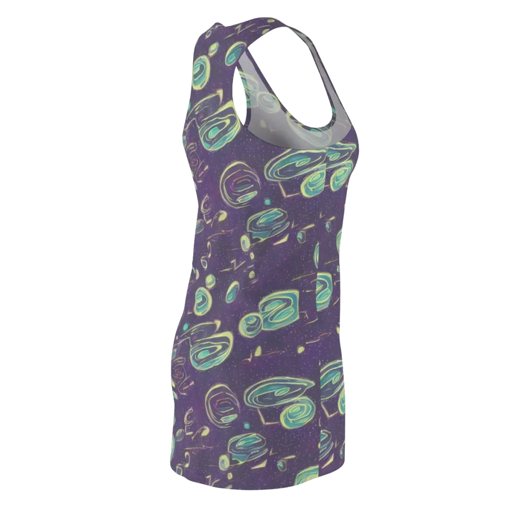Lunar Lichen on Racerback Dress — Back Side