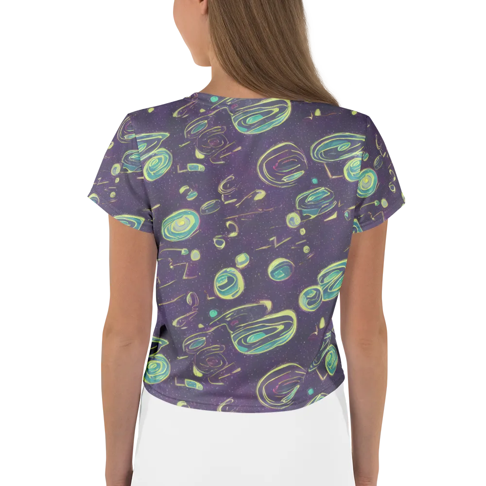 Lunar Lichen on Crop Tee — Back